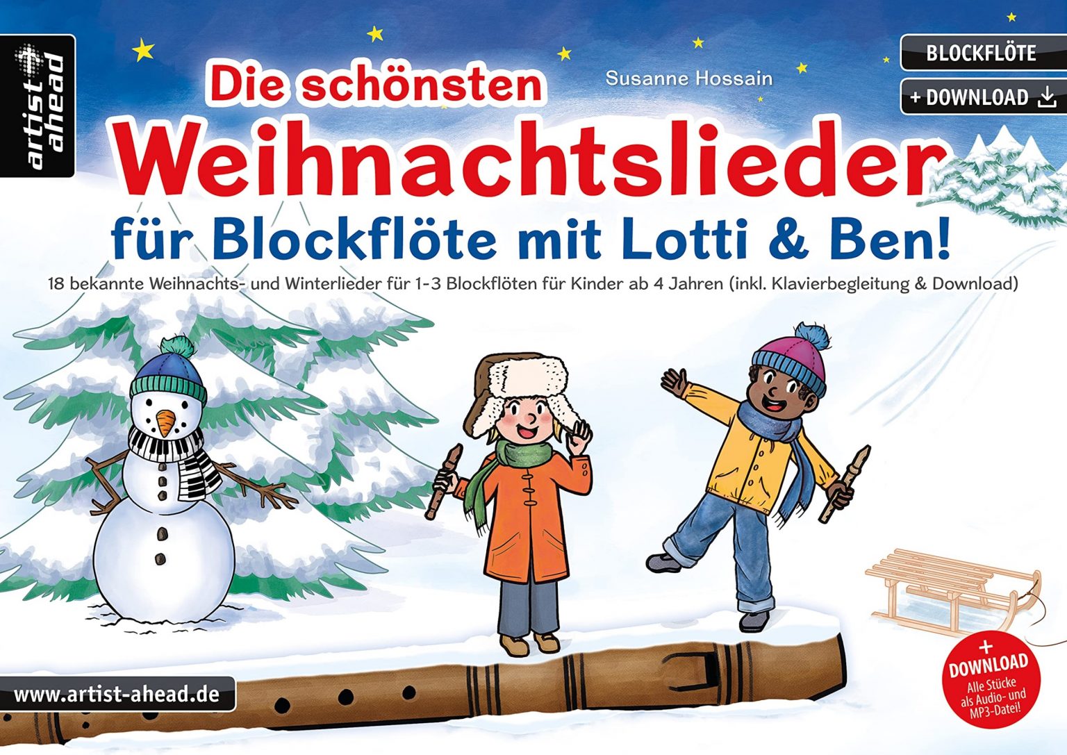 10 einfache Weihnachtslieder für Blockflöte BlockflötenTreff